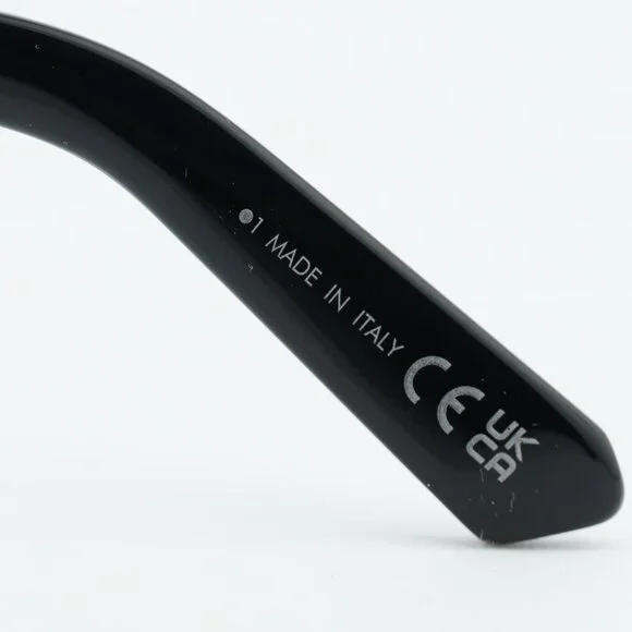 Dior 30MONTAIGNE S9U 01A0 Sunglasses Black Oval Frame, Grey Lenses - Picture 5 of 12